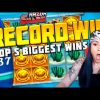 TOP 5 BIGGEST SLOTS WINS OF THE WEEK | CASINO GAMES | RECORD WIN | 8762x IN THE RAZOR SHARK SLOT