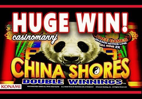 **HUGE WIN** – CHINA SHORES SLOT – FULL SCREEN! – SUPER AWESOME WINS! – Slot Machine Bonus