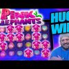 HUGE WIN ON PINK ELEPHANTS 2!! 5 SCATTERS!
