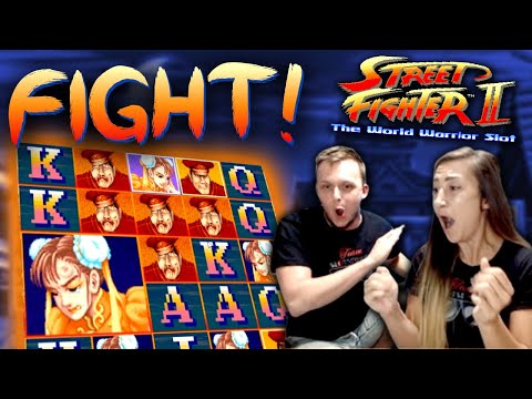 SUPER BIG WIN on Street Fighter 2 Slot Bonus!