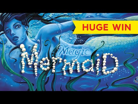 $10 MAX BET RETRIGGER, WOW! Magic Mermaid Slot – HUGE WIN!