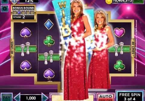 WHEEL OF FORTUNE VANNA’S GLAMOUR Video Slot Casino Game with MEGA WIN FREE SPIN BONUS