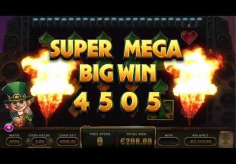 SUPER MEGA BIG WIN On Rainbow Ryan Slot Machine From Yggdrasil Gaming