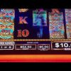 Skyrider Slot Machine Bonus Huge Win Almost Handpay!! $5 Max Bet Full Screen Wilds