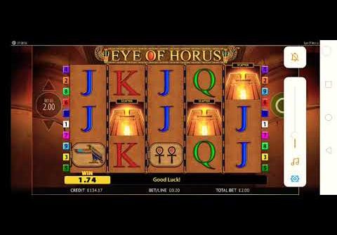 SLOTS MEGA WIN EYE OF HORUS HUGE WIN