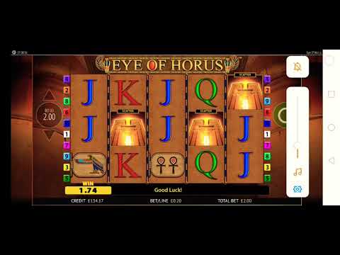 SLOTS MEGA WIN EYE OF HORUS HUGE WIN