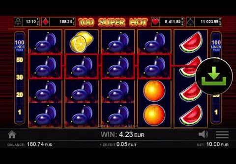 100 Super Hot slot big win