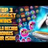 TOP 3 BIGGEST WINS – SLOT REACTOONZ! WORLD RECORD BONUS EUR 150K!