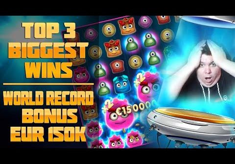 TOP 3 BIGGEST WINS – SLOT REACTOONZ! WORLD RECORD BONUS EUR 150K!