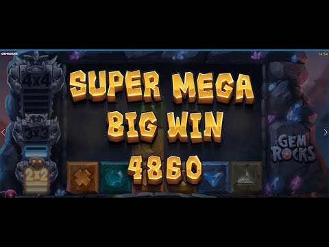 Gem Rocks slot Mega Big Win Jackpots William Hill game bonus Vegas