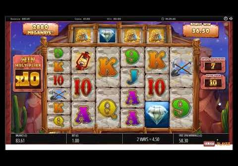 Diamond Mine slot mega big win | Blueprint | CasinoCasino