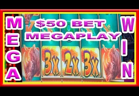 ** MUST WATCH ** NEW MEGA PLAY ** $50 SPIN ** MEGA WIN ** RHINO CHARGE ** SLOT LOVER **