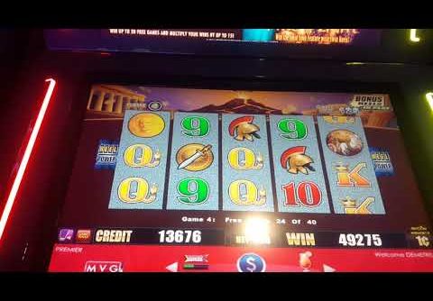 😎😎😎POMPEII SLOT MACHINE BIG WIN 3 RETRIGGERS WOW Miami valley CASINO  😎😎😎