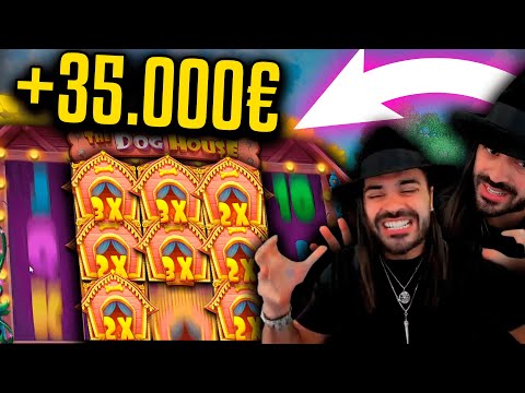 ROSHTEIN Huge Win 35.000€ on The Dog House slot – TOP 5 Mega wins of the week