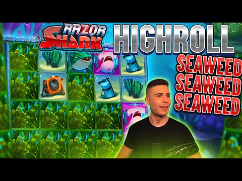 HIGHROLL BONUS ON RAZOR SHARK | HUGE WIN ON PUSH GAMING ONLINE SLOT MACHINE