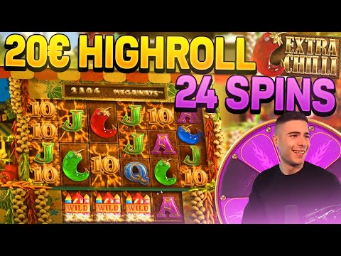 24 FREE SPINS EXTRA CHILLI 20€ HIGHROLL BONUS | BIG WIN ON EXTRA CHILLI SLOT BY BIG TIME GAMING