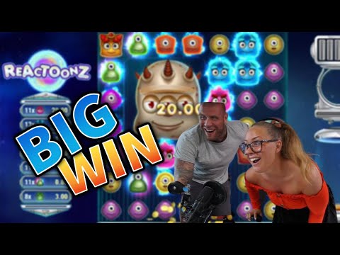 BIG WIN!!! Reactoonz Mega Win!! Casino Games from MrGambleSlot Live Stream