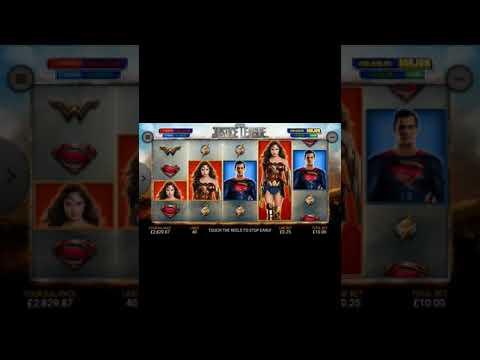 Mega win justice league slot £10 bet