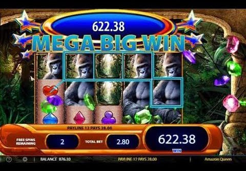 **FINALLY** AMAZON QUEEN SLOTS MACHINE $$$ MEGA WIN