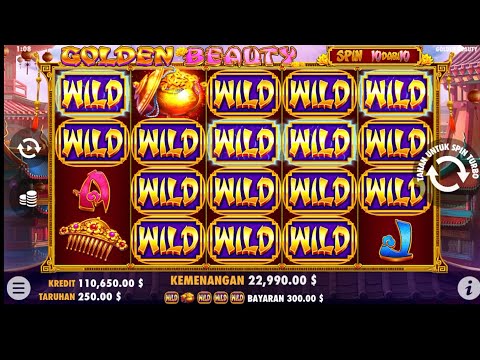 Slot golden beauty, pragmatic play, bonus free spin, Mega win, sensational