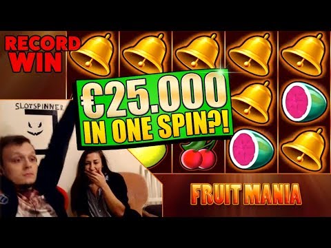 HUGE ULTRA MEGA WIN ON FRUIT MANIA 50€ SPIN!