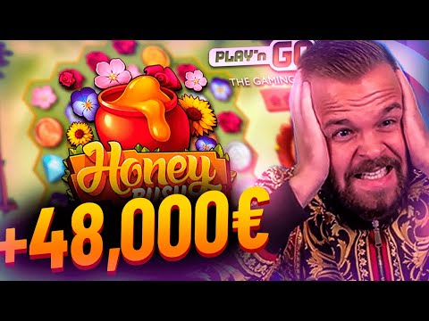 Streamer Super win 48.000€ on Honey Rush slot – Top 10 Biggest Wins of week #4