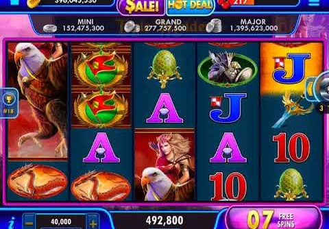 EAGLE MAIDEN Video Slot Casino Game with a “MEGA WIN” FREE SPIN BONUS