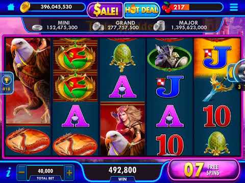 EAGLE MAIDEN Video Slot Casino Game with a “MEGA WIN” FREE SPIN BONUS