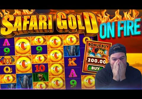 SAFARI GOLD MEGAWAYS STREAKING! Balance Boosting Big Wins!