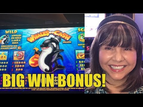 BIG WIN-WHALES OF CASH DELUXE SLOT MACHINE BONUS