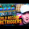 Bidule Record win 10 RETRIGGERS on  Rise of Merlin slot – TOP 5 mega wins in casino online