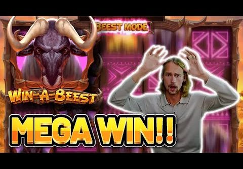 MEGA WIN! WIN-A-BEAST BIG WIN – Casino slot from Casinodaddy LIVE STREAM