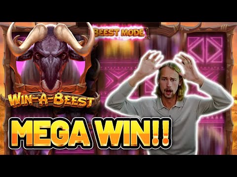 MEGA WIN! WIN-A-BEAST BIG WIN – Casino slot from Casinodaddy LIVE STREAM