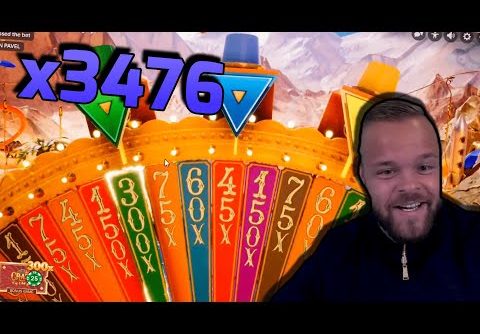 Mega WIN x3476 on CRAZY TIME  – Casino Slots Big Wins