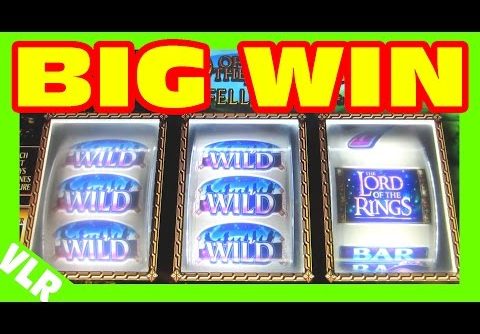 LORD OF THE RINGS – MAX BET RUN – BIG WIN – Slot Machine Bonus