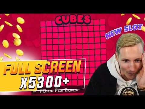 Streamer Record Win 40.000€  on Cubes slot – TOP 5 Mega wins of the week