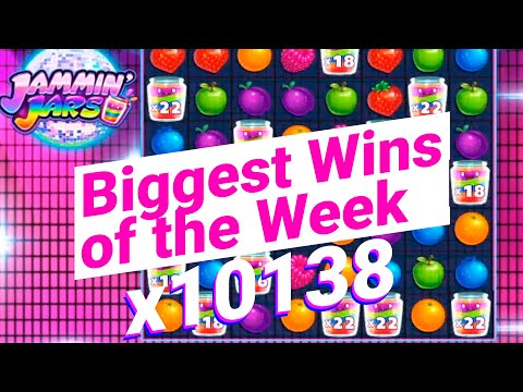 🔴 BIGGEST WINS OF THE WEEK #8 – Jammin’ Jars slot x10138 – 🚨ONLINECASINOPOLICE🚨 COMPILATION