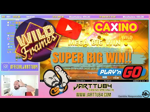 Super Big Win From Wild Frames Slot!!