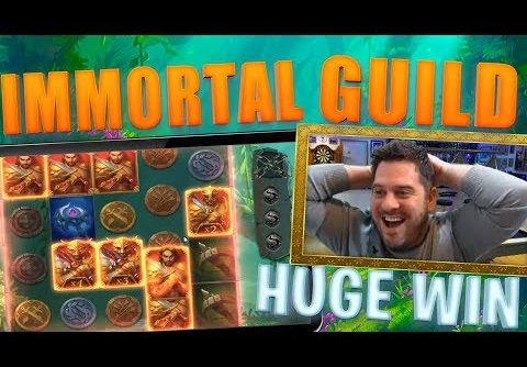 IMMORTAL GUILD SLOT HUGE BASE WIN! + INSANE EXCLUSIVE FREE SPINS GIVEAWAY!