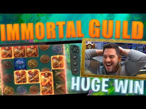 IMMORTAL GUILD SLOT HUGE BASE WIN! + INSANE EXCLUSIVE FREE SPINS GIVEAWAY!