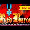 AWESOME RETRIGGER! Red Baron Slot – BIG WIN BONUS!