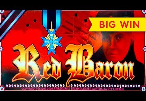 AWESOME RETRIGGER! Red Baron Slot – BIG WIN BONUS!