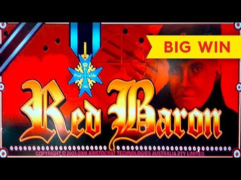 AWESOME RETRIGGER! Red Baron Slot – BIG WIN BONUS!