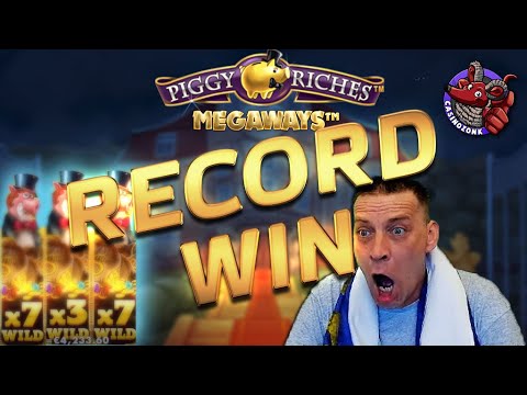 RECORD WIN – Piggy Riches Megaways