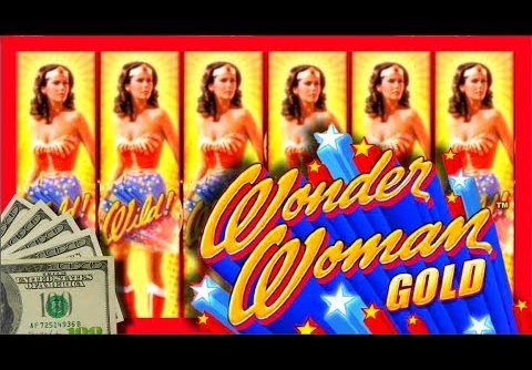 TONS of BIG WINS! LIVE PLAY & BONUSES on Wonder Woman Slot Machine W/ SDGuy1234