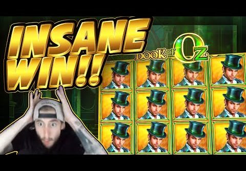 MEGA WIN!! Book Of Oz BIG WIN!! HUGE WIN from CasinoDaddy Live Stream