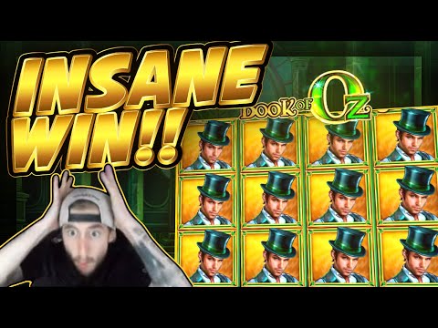 MEGA WIN!! Book Of Oz BIG WIN!! HUGE WIN from CasinoDaddy Live Stream