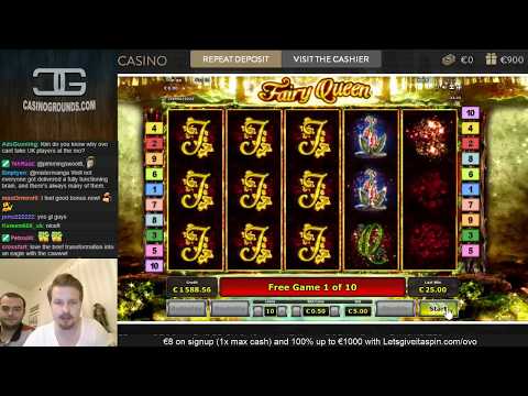 Big win in Fairy Queen slot  – €5 bet