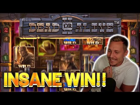 INSANE WIN! DEAD OR ALIVE 2 BIG WIN –  Casino Slots from Casinodaddy LIVE STREAM