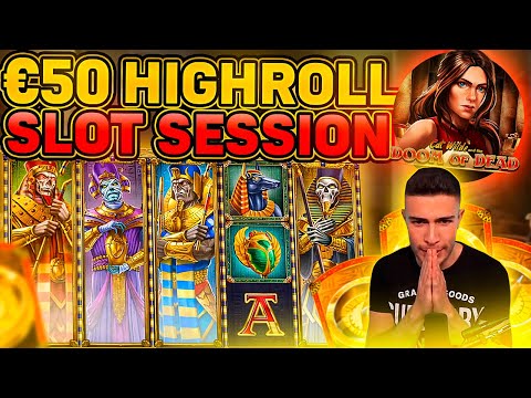 50€ HIGHROLL SESSION ON DOOM OF DEAD | BIG WINS ON PLAY N GO ONLINE SLOT MACHINE